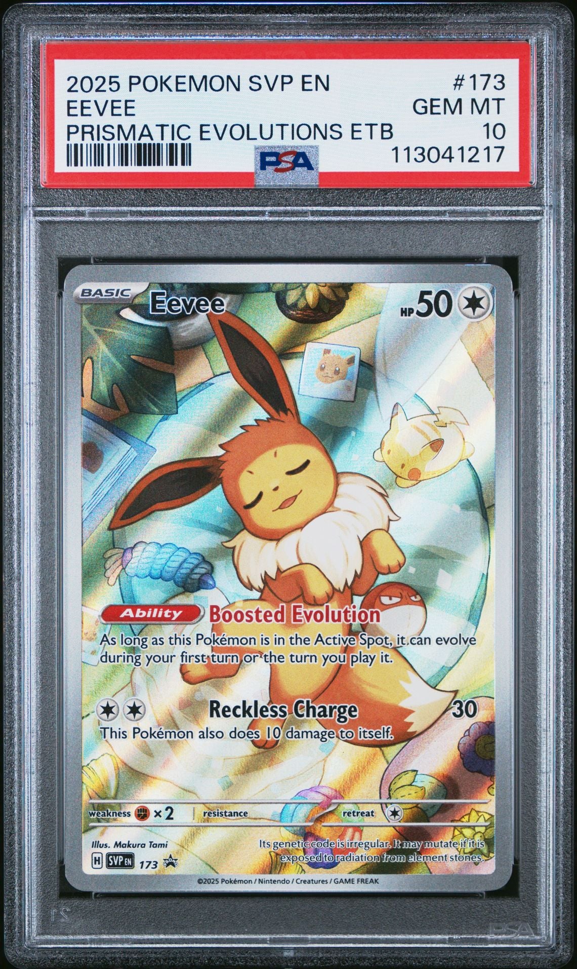 PSA 10 - 2025 Eevee Prismatic Evolutions ETB Promo