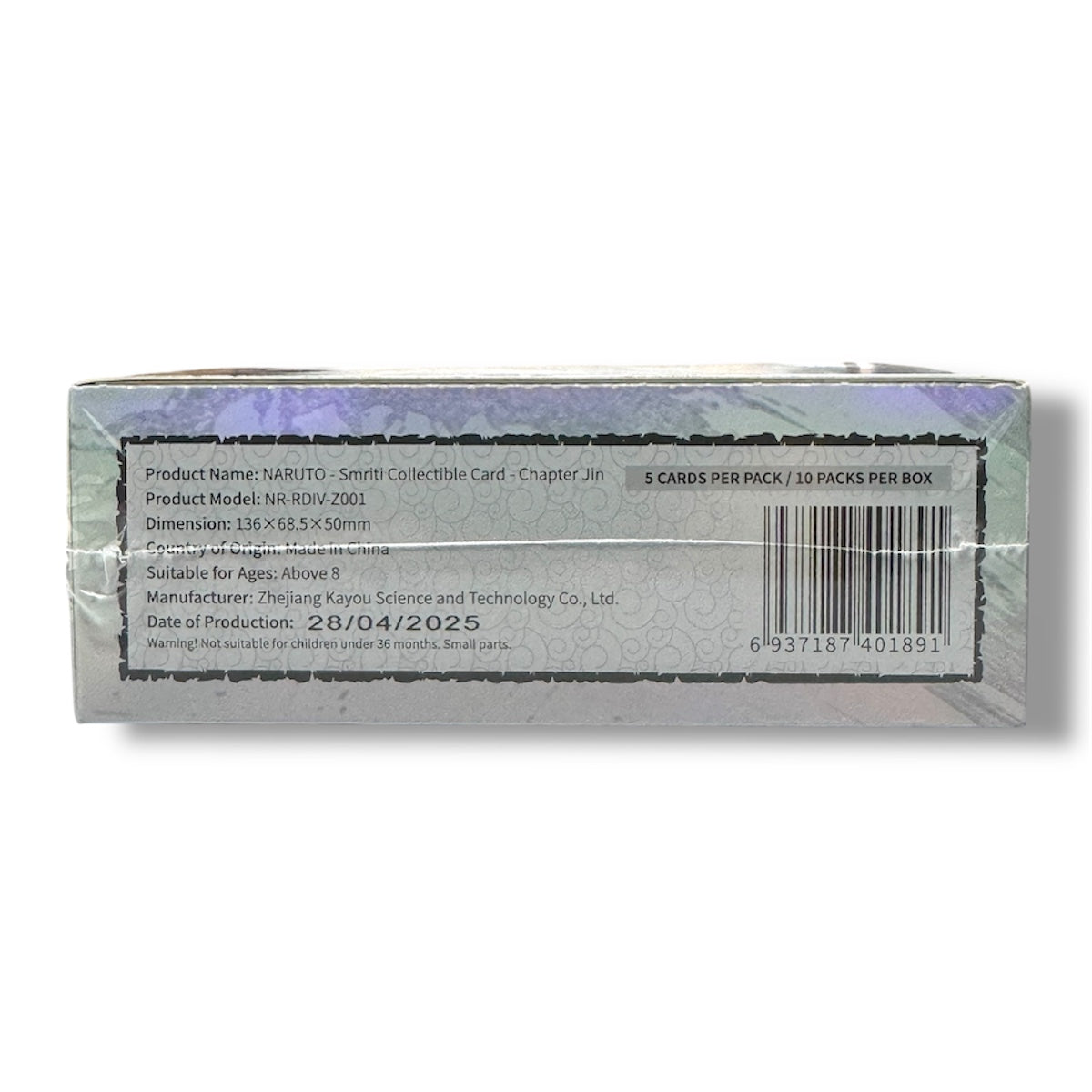 KAYOU NARUTO Smriti Collectible Card Chapter Jin Series 1 SEA English Booster Box