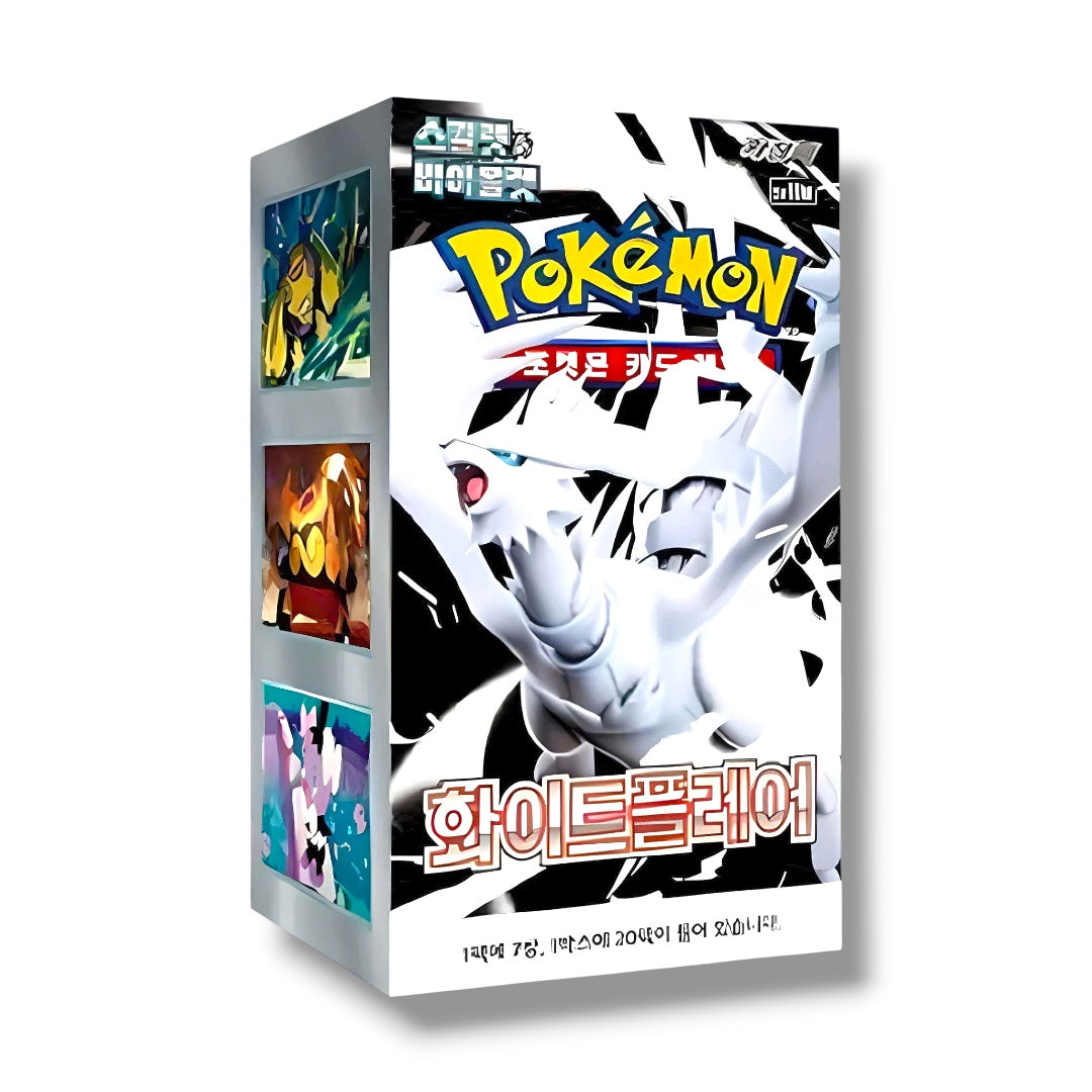 Black Bolt & White Flare Korean Pokemon Booster Box