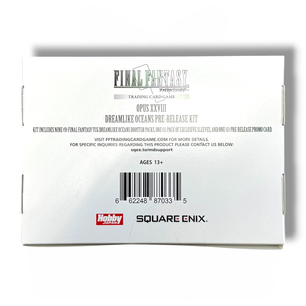 Final Fantasy Trading Card Game Dreamlike Oceans Pre Release Kit