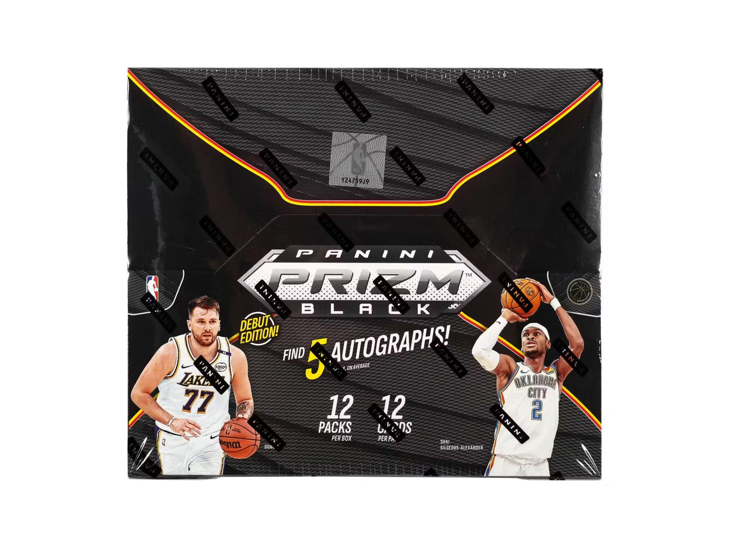 2024/25 Panini Prizm Black Basketball Hobby Box