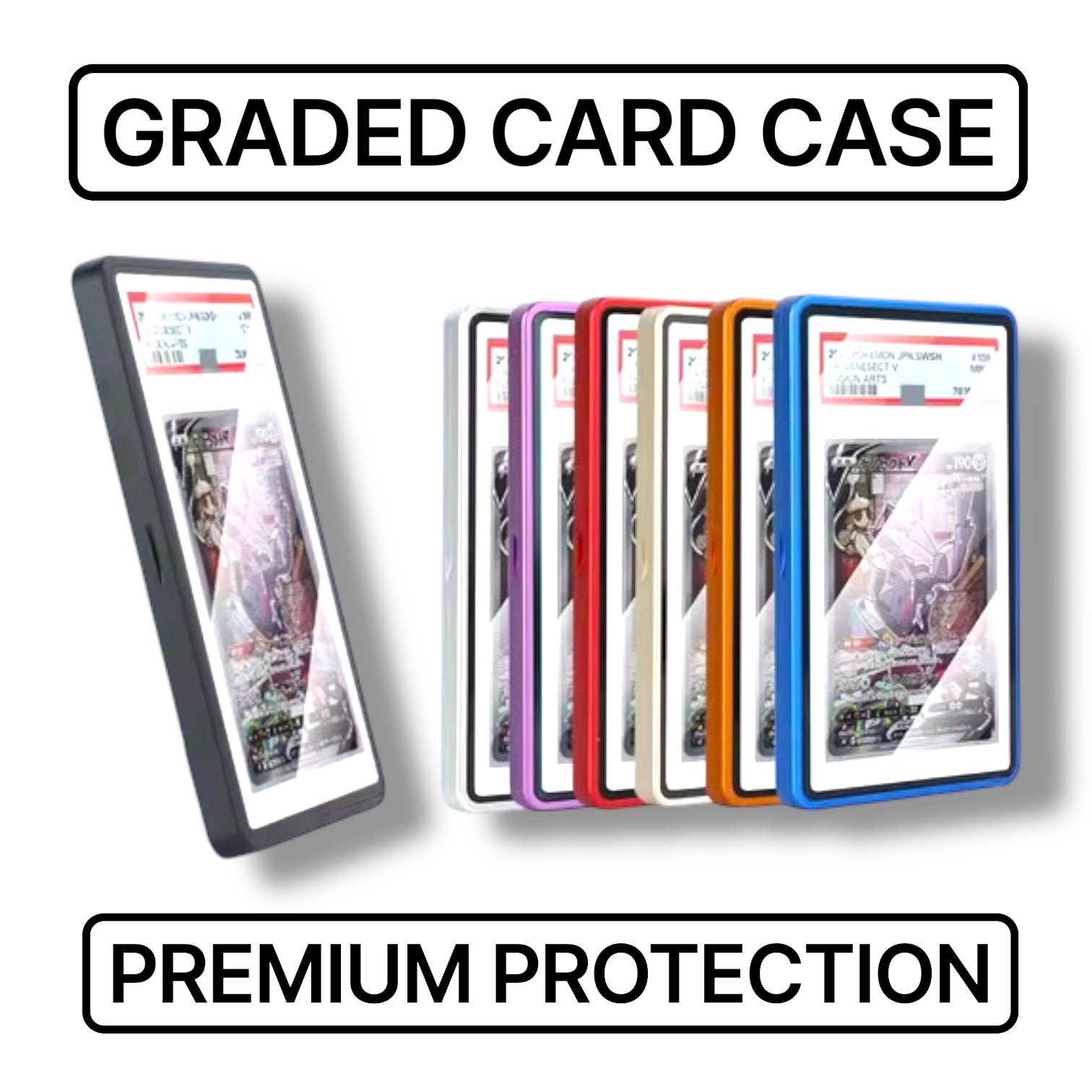 Premium Graded Card Case UV Protection, Magnetic, Aluminum – PullNBangrz