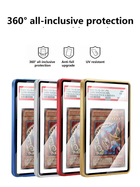 Graded Card Case Premium UV Protection, Magnetic, Aluminum
