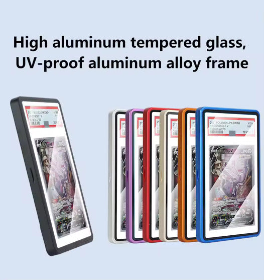 Graded Card Case Premium UV Protection, Magnetic, Aluminum