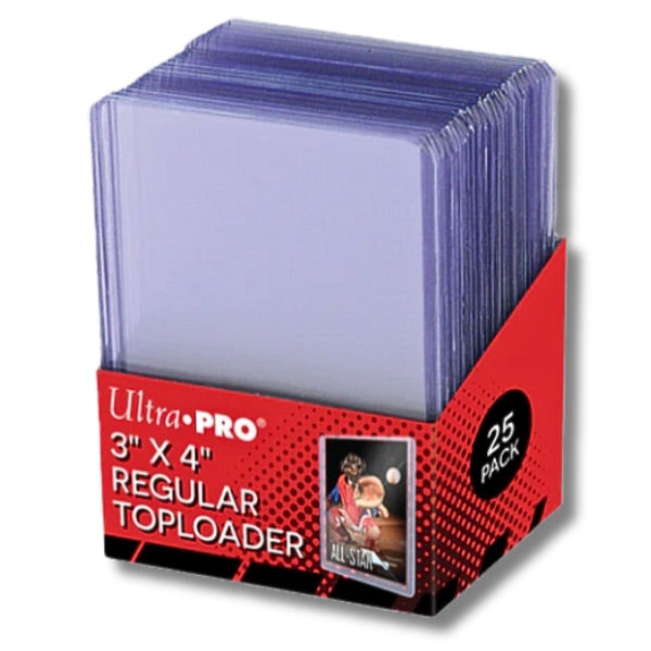 Ultra Pro 3 X 4 Clear Regular Toploader 25ct