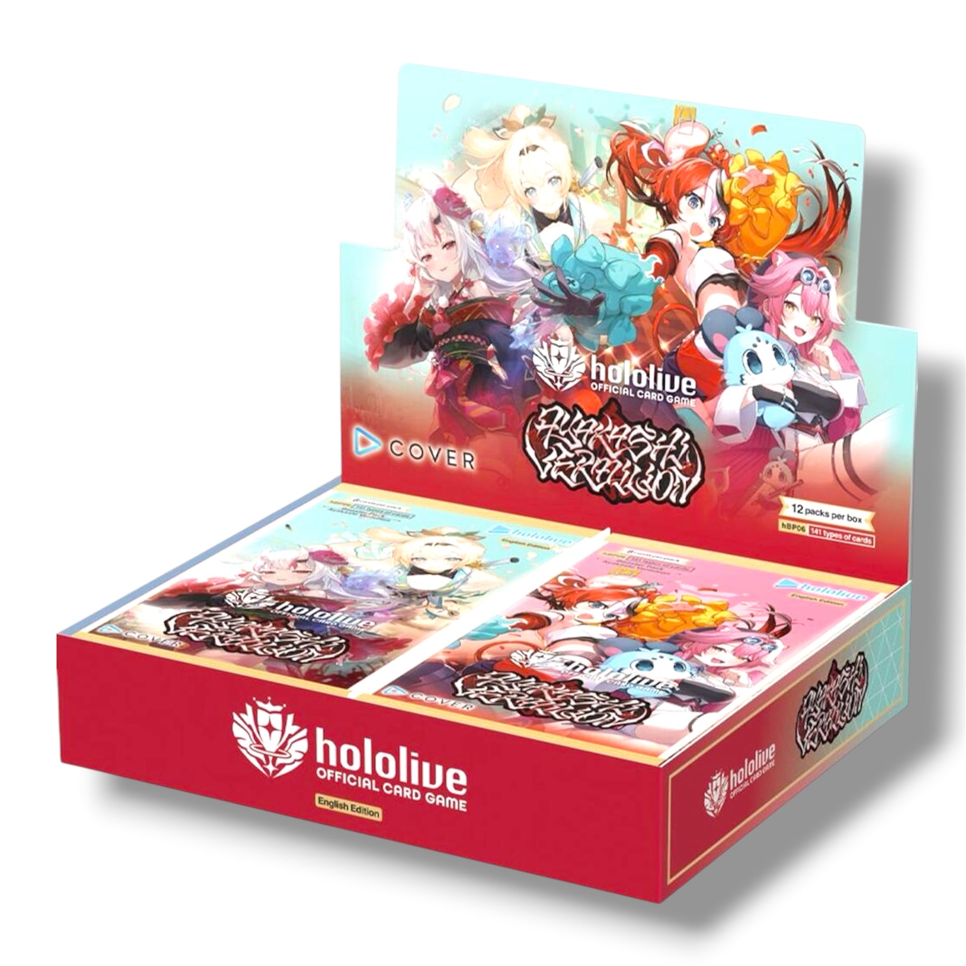 hololive official card game booster box hololive Official Card Game Bouncer Bound Booster Pack Box TCG JAPAN OFFICIAL