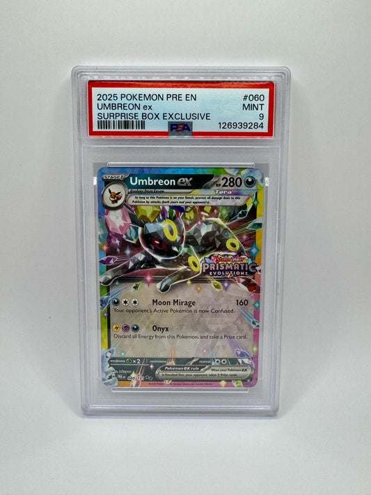 Umbreon EX Prismatic Evolutions Stamp 060/131 PSA 9