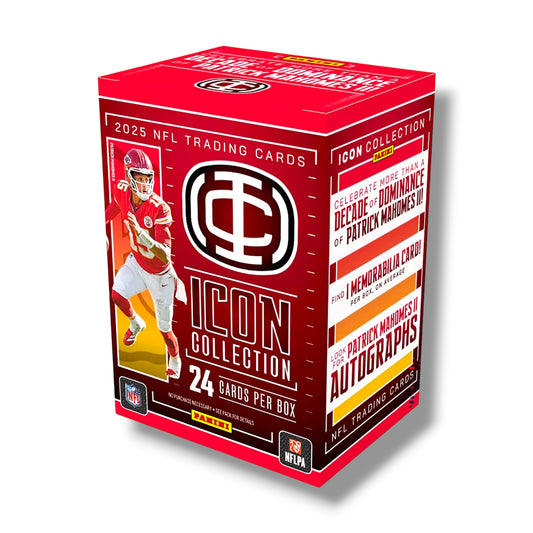 2025 Panini Authentically Mahomes Icon Collection Football Blaster Box