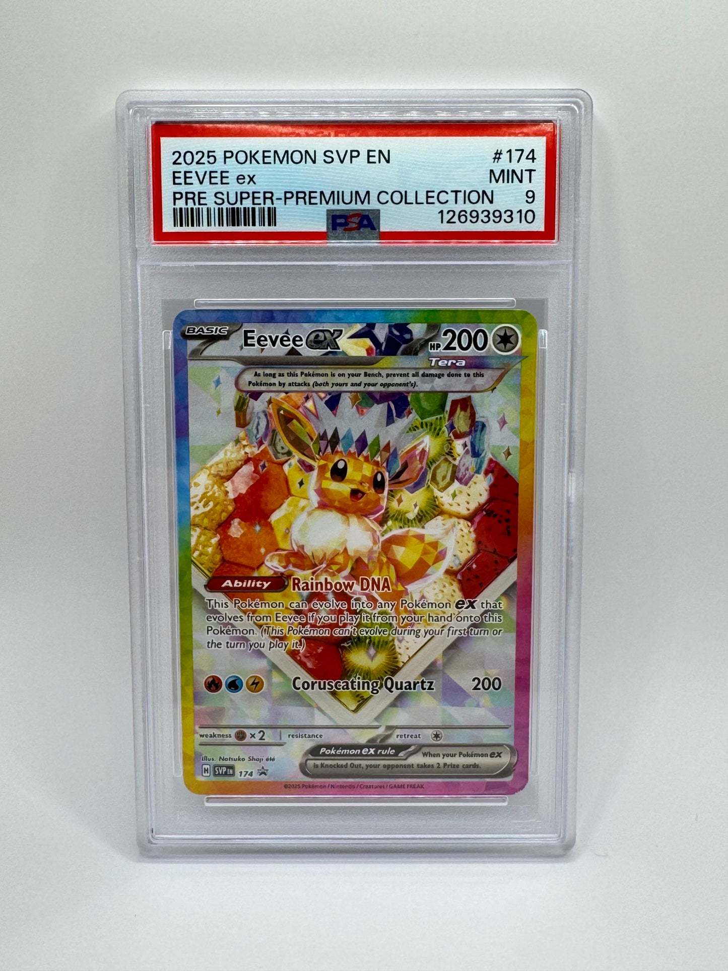 Eevee EX 174 Promo PSA 9