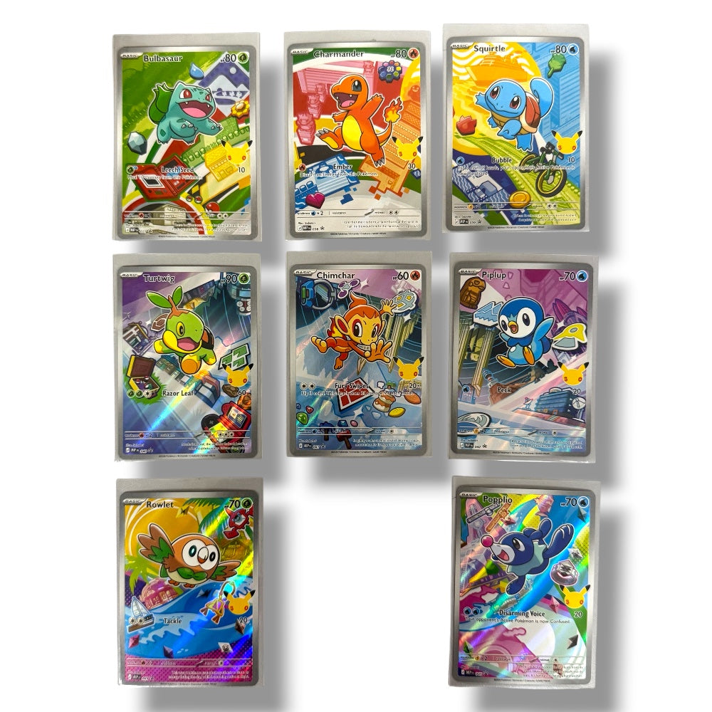 Anniversary Pokémon TCG First Partner Illustration Collection 30th