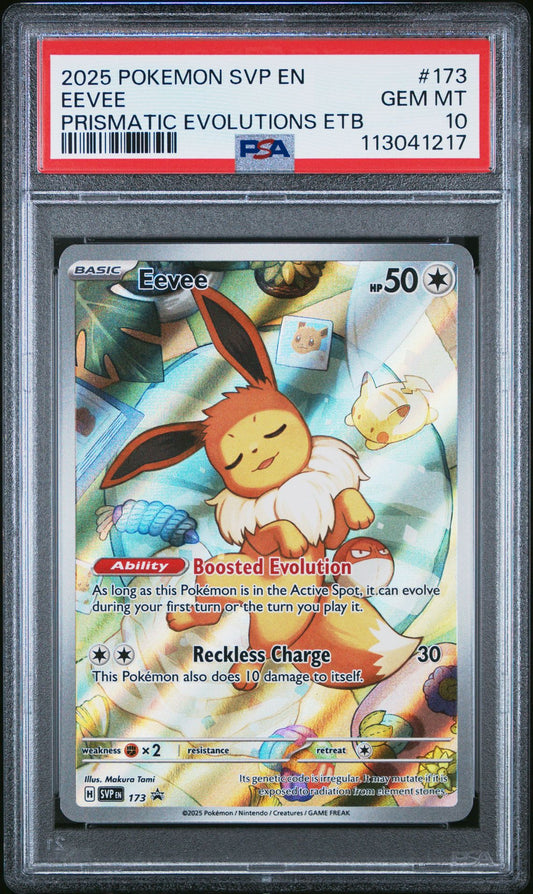 PSA 10 - 2025 Eevee Prismatic Evolutions ETB Promo