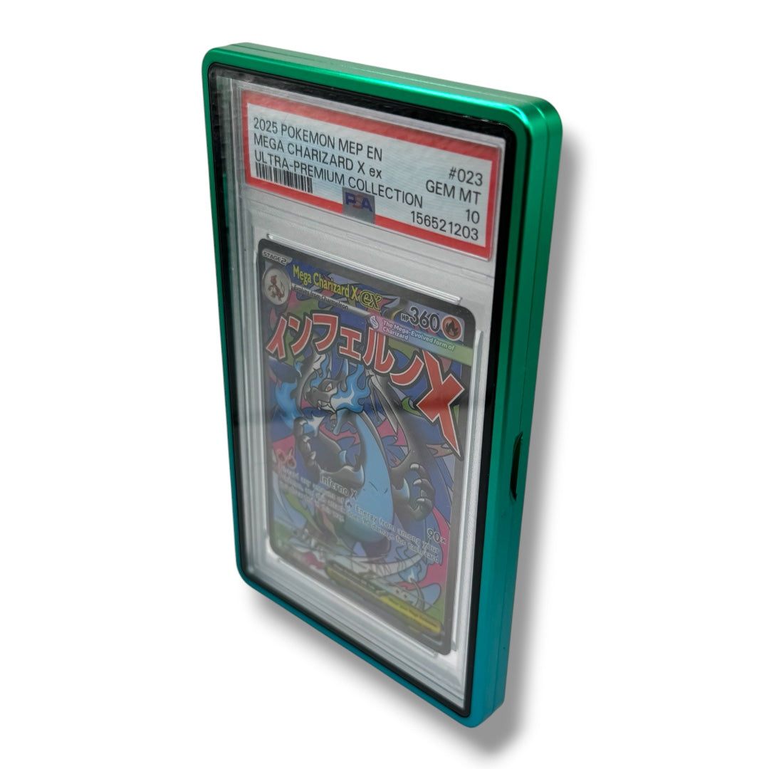 Premium Graded Card Case UV Protection, Magnetic, Aluminum