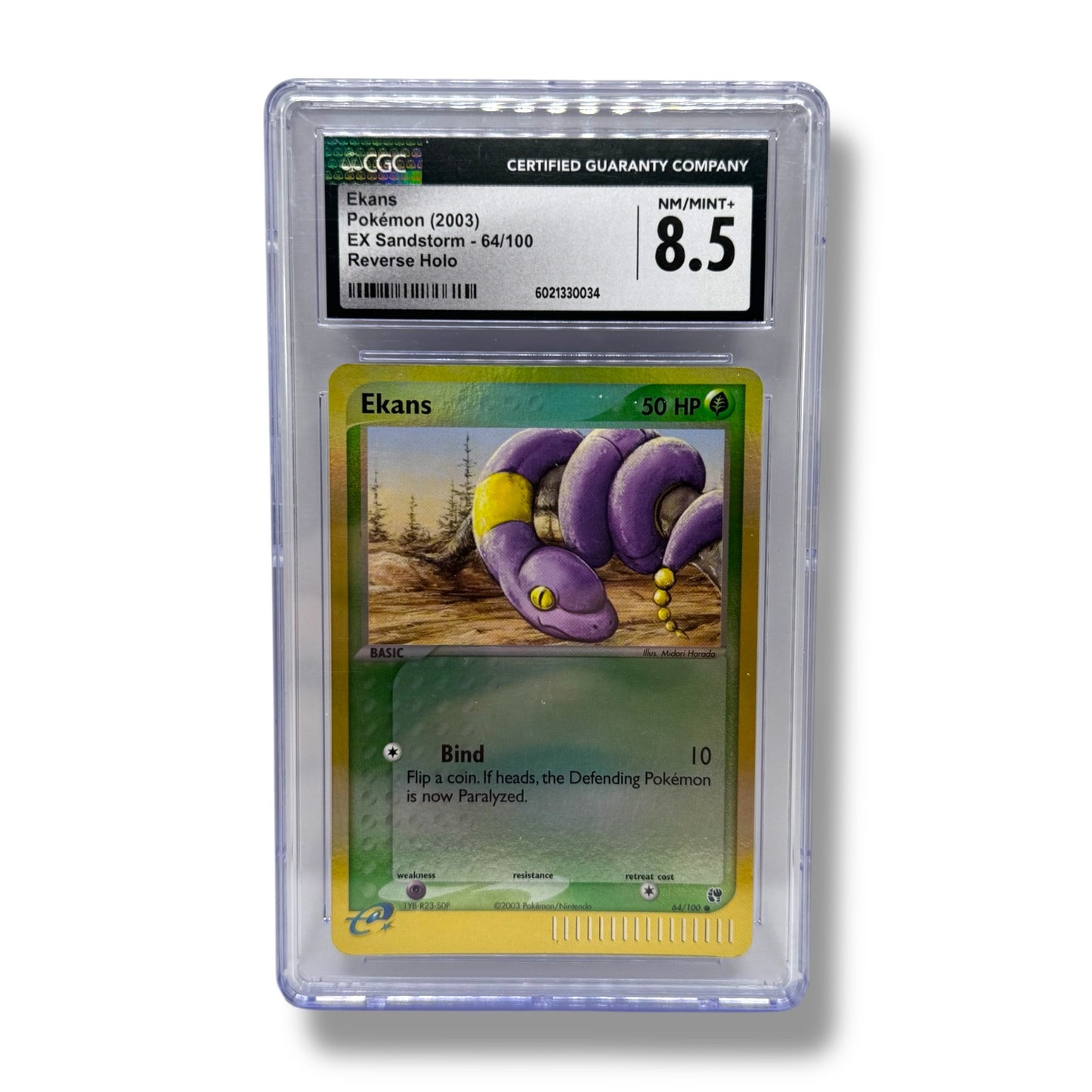 Ekans Reverse Holo 64/100 CGC 8.5