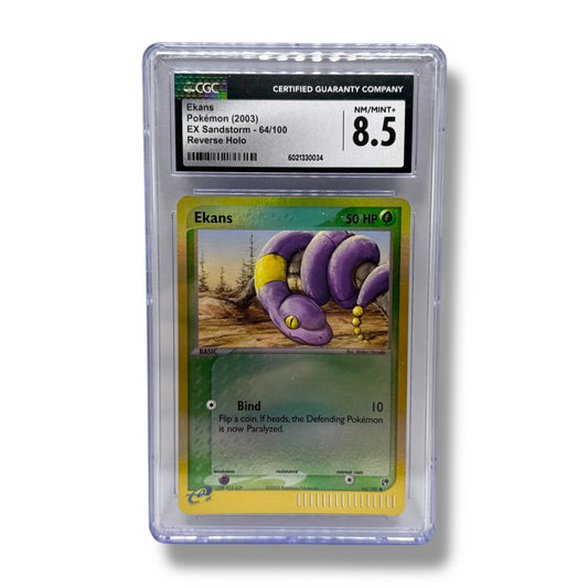 Ekans Reverse Holo 64/100 CGC 8.5