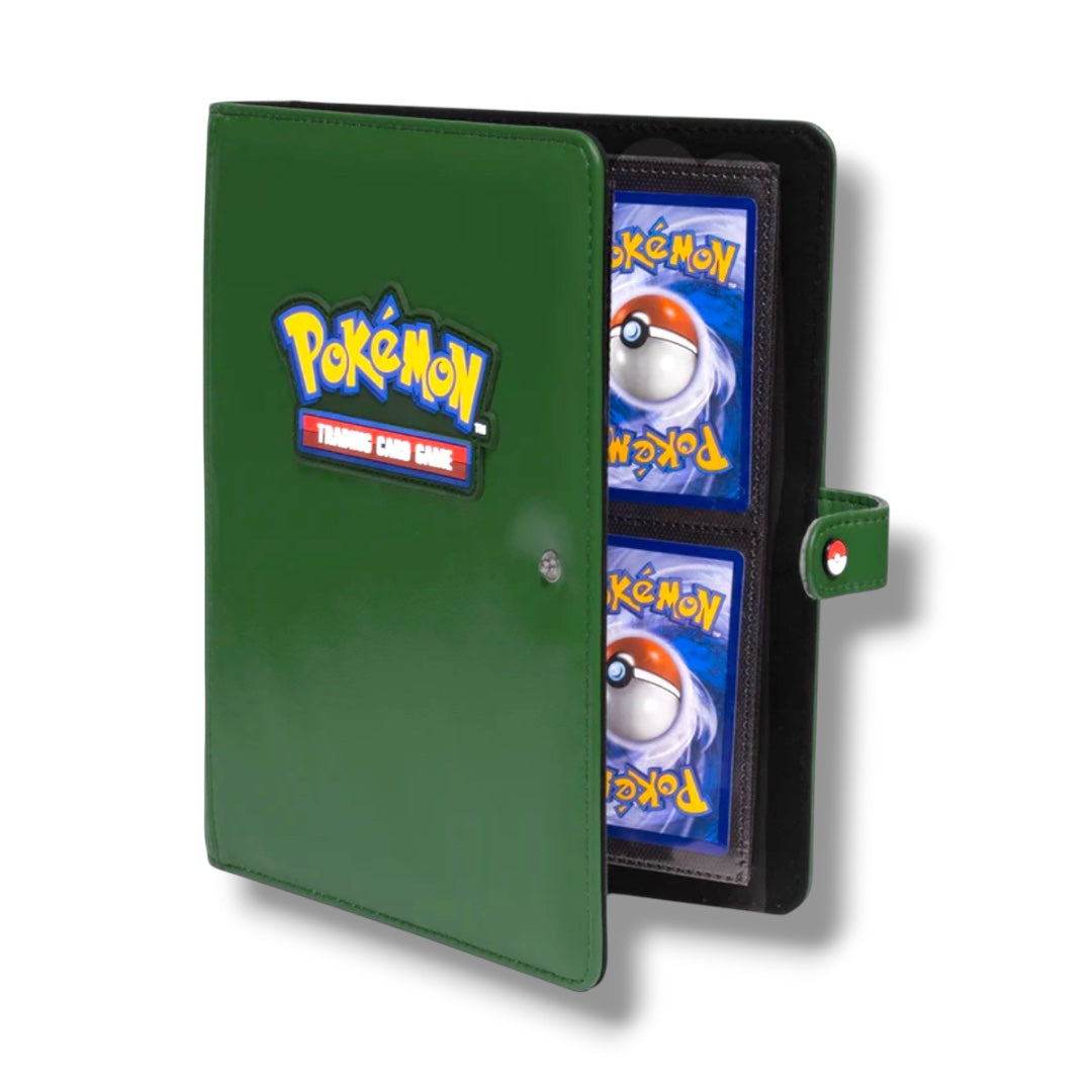 Green 4-Pocket Premium Snap Binder for the Pokémon Trading Card Game