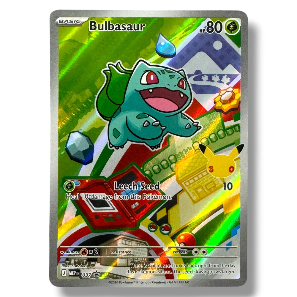 Anniversary  Pokémon TCG First Partner Illustration Collection 30th Anniversary Promo Singles