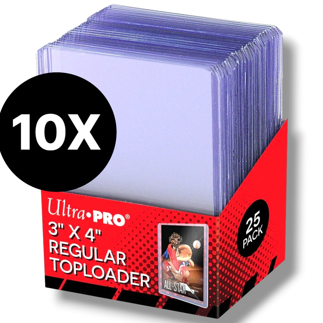 Ultra Pro 3 X 4 Clear Regular Toploader