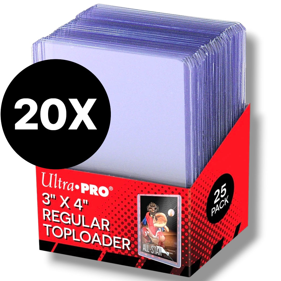 Ultra Pro 3 X 4 Clear Regular Toploader