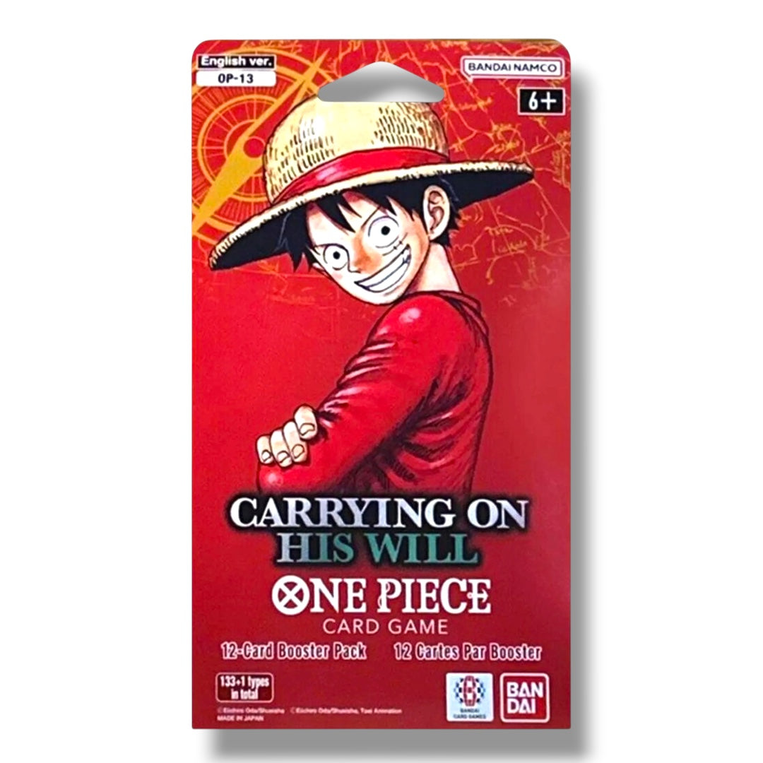 One Piece TCG OP-13 Carrying On His Will Sleeved Booster Pack