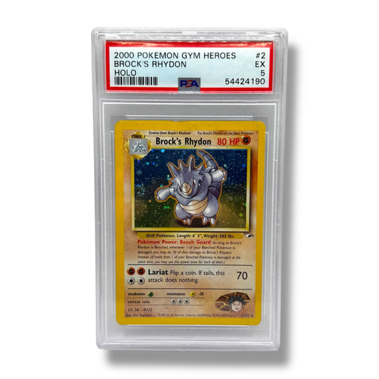 Brock’s Rhydon Holo 2/132 PSA 5