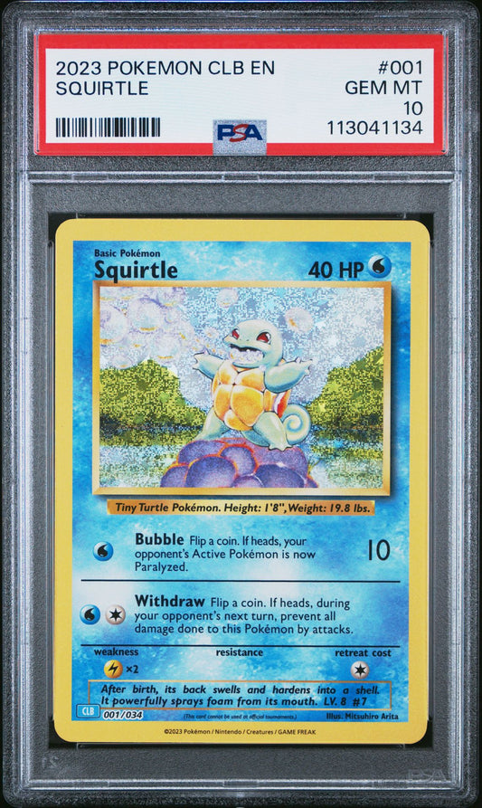 PSA 10 - 2023 Squirtle Pokemon Classic Collection