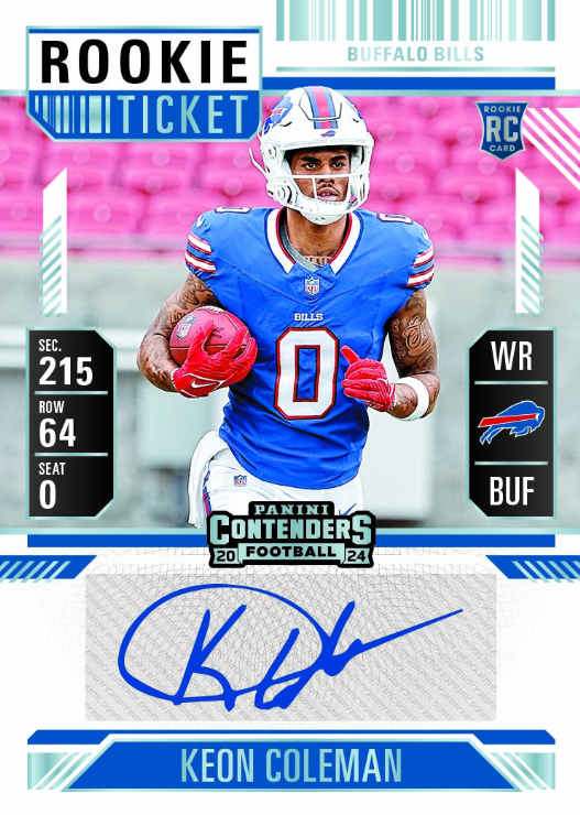 NFL Panini 2024 Contenders Football Cards Blaster Box