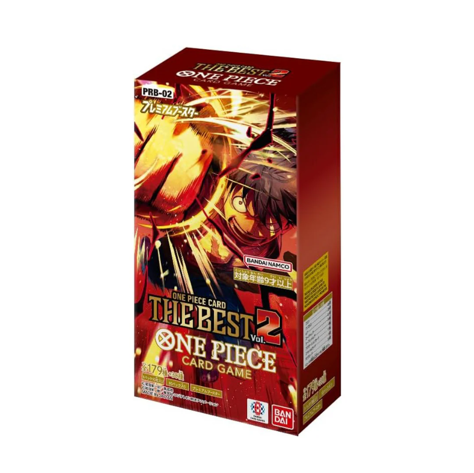 PRB-02) BANDAI One Piece The Best Vol. 2 Premium Japanese Booster Box – PullNBangrz