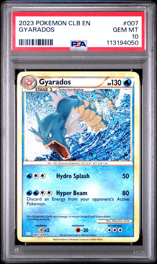 PSA 10 -2023 Gyarados Pokemon Classic Collection